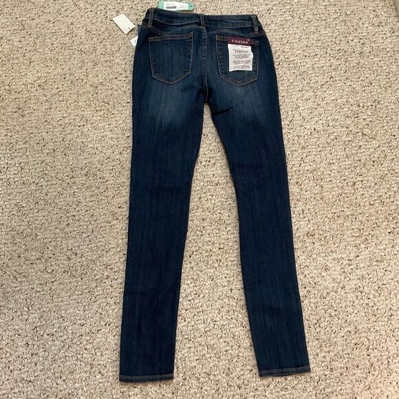 Vigoss Classic Fit Skinny Jeans - Dark Wash Size 26 NWT - Picture 5 of 6